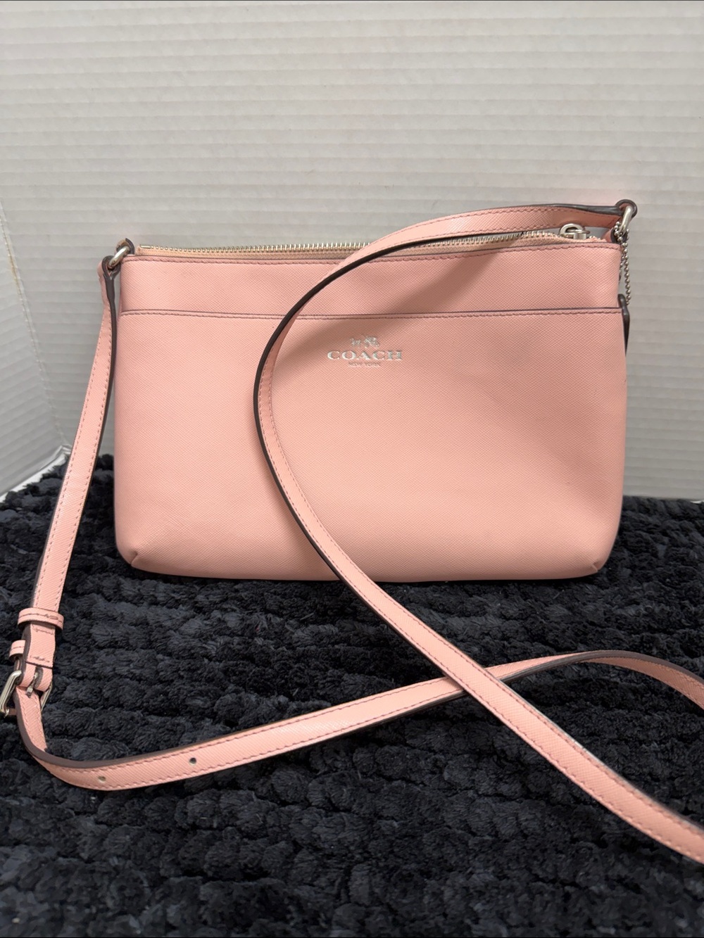 Coach Blush Pink Leather Crossbody Bag